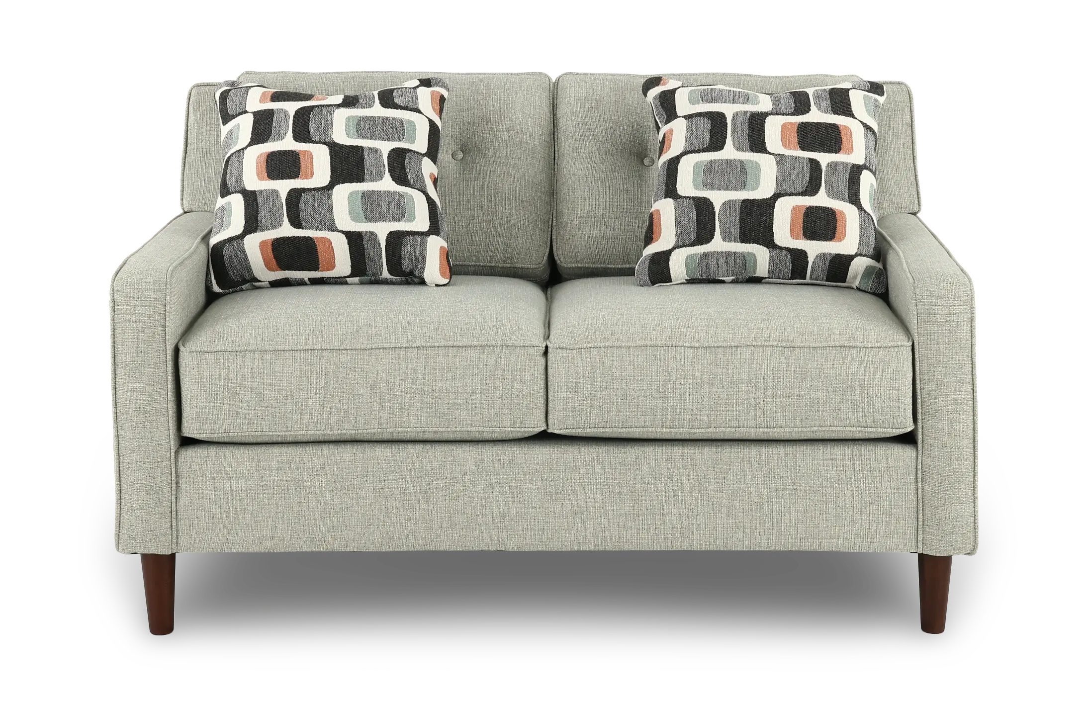 JOYLOV/MIST Joyce Kiwi Green Upholstered Loveseat-4