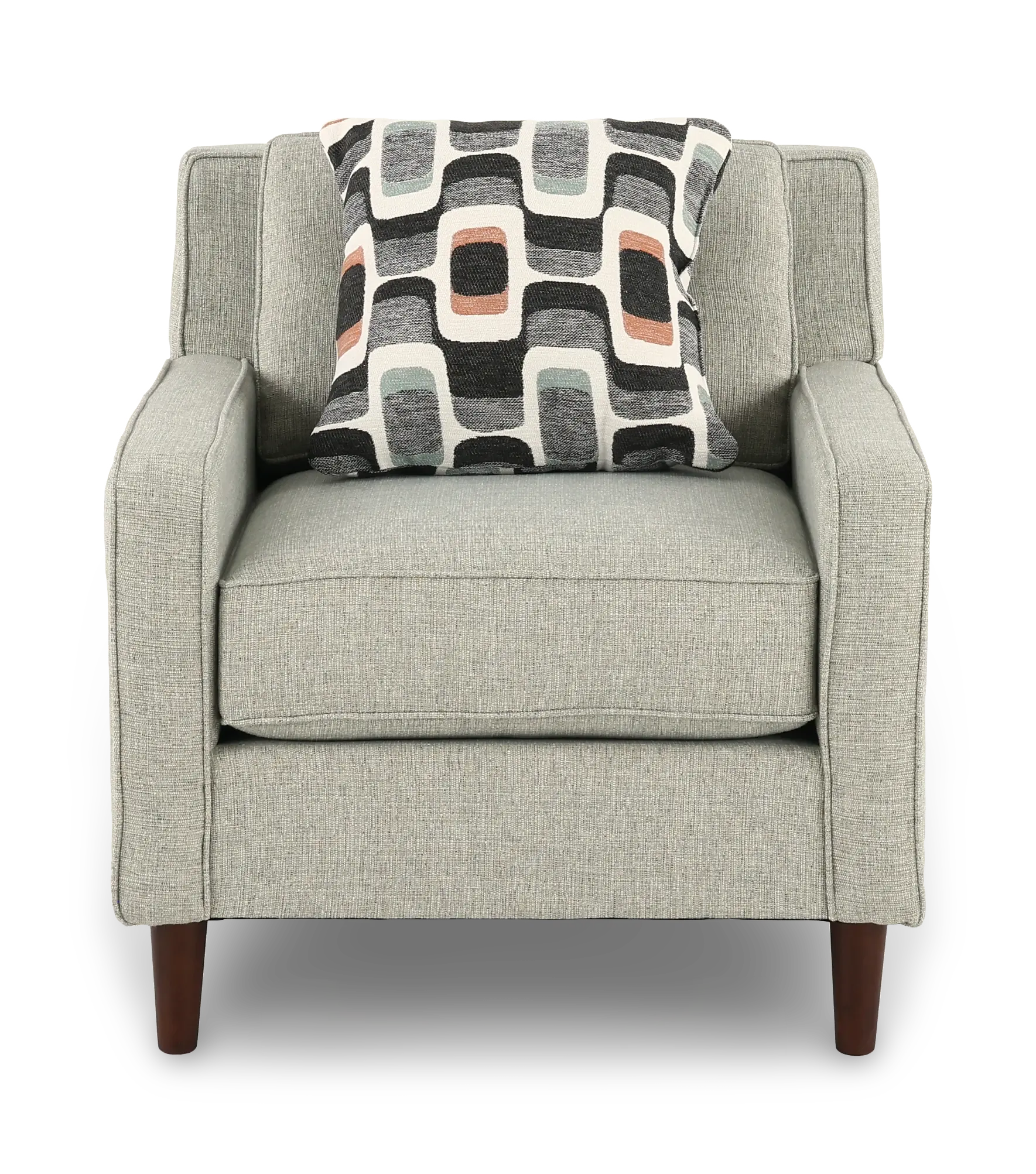 JOYCHA/MIST Joyce Kiwi Green Upholstered Accent Chair-4