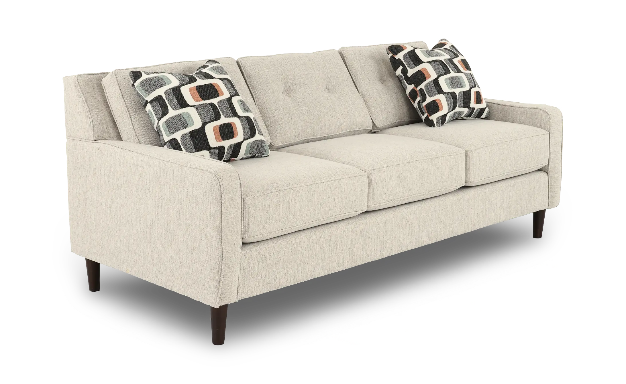 JOYSOF/PEPPER Joyce Beige Upholstered Sofa-1