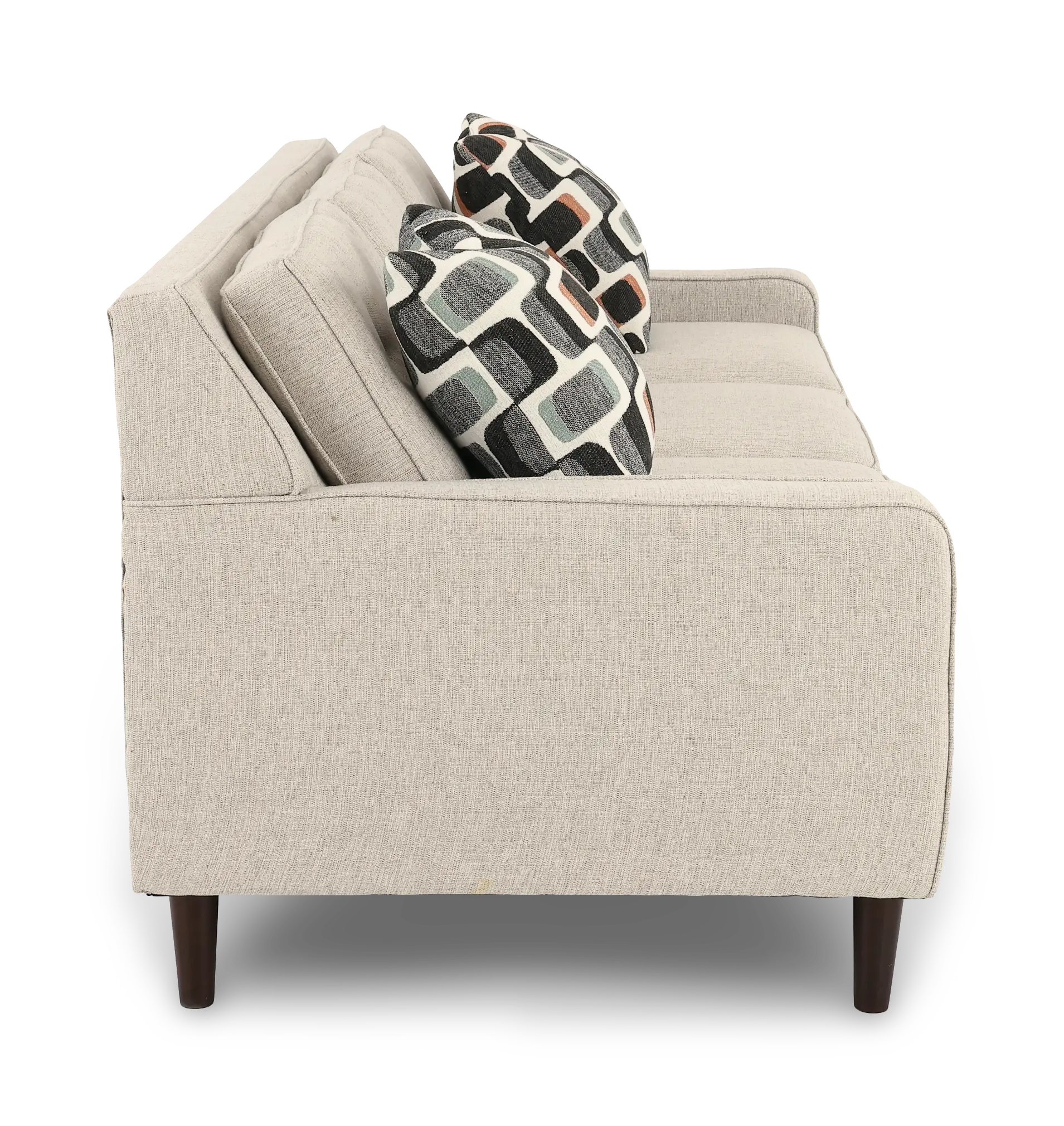 JOYSOF/PEPPER Joyce Beige Upholstered Sofa-5