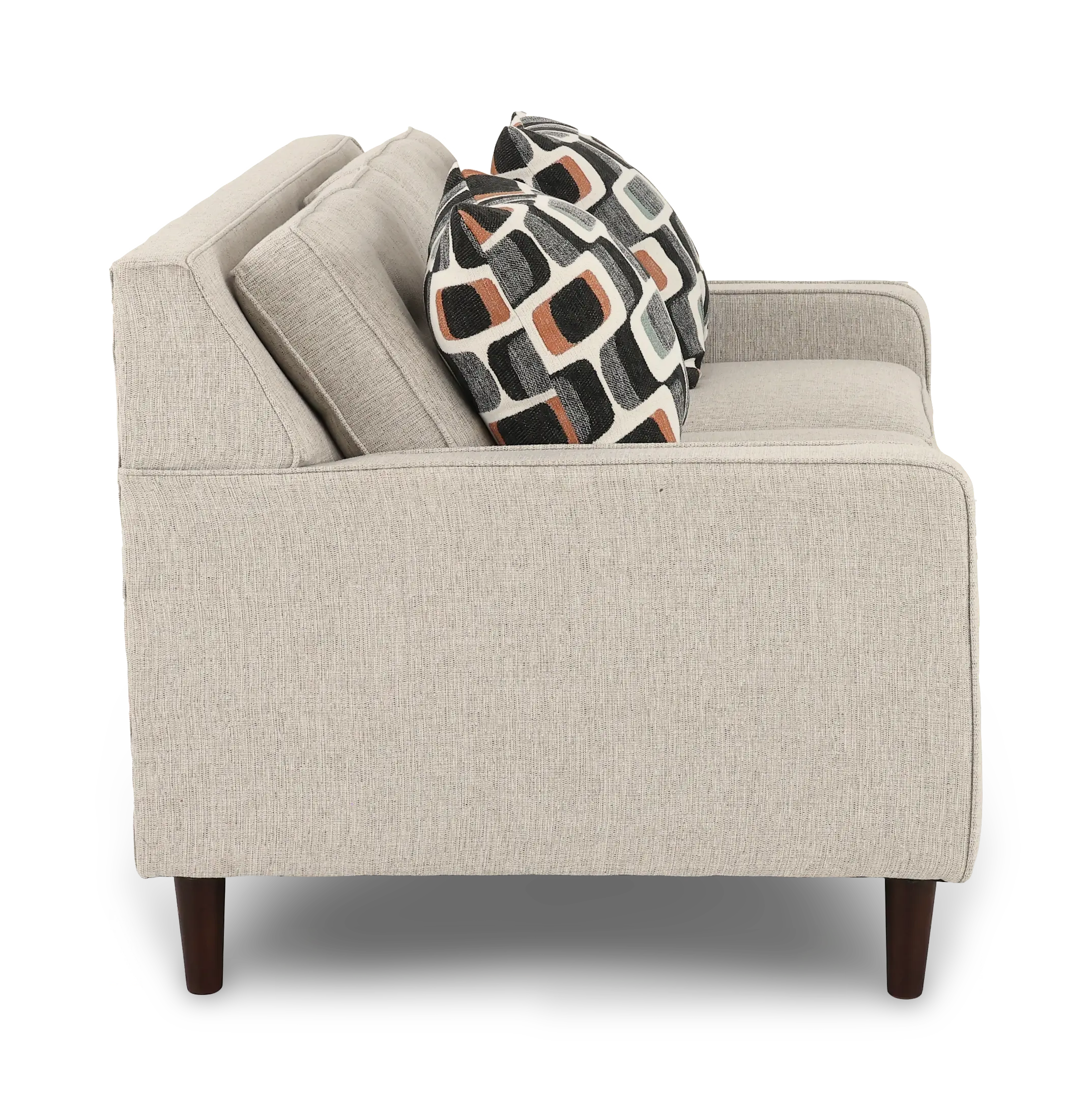 JOYLOV/PEPPER Joyce Beige Upholstered Loveseat-5