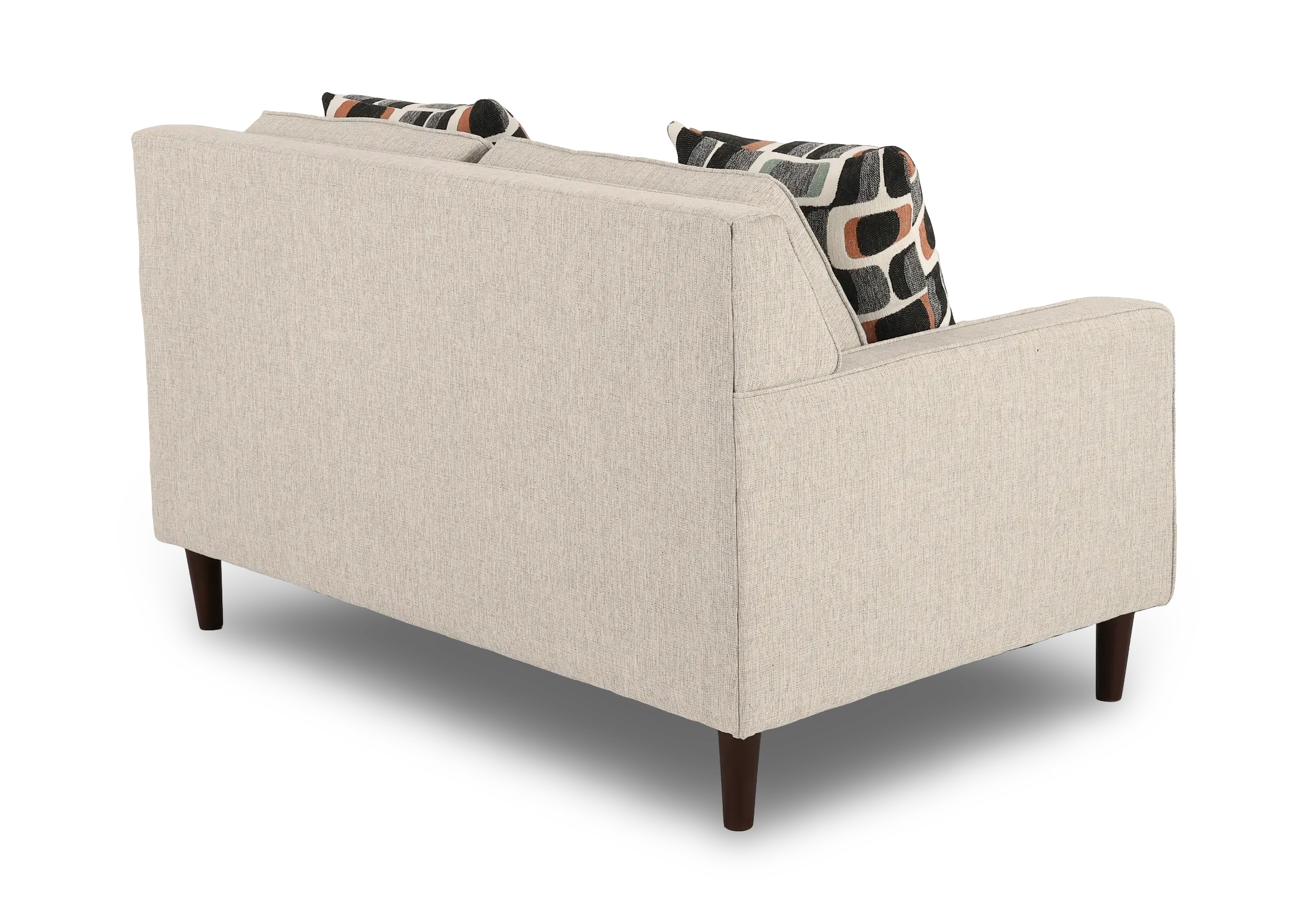 JOYLOV/PEPPER Joyce Beige Upholstered Loveseat-6