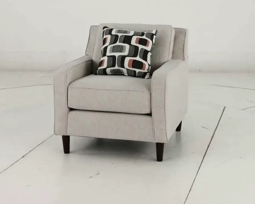 JOYCHA/PEPPER Joyce Beige Upholstered Accent Chair-9