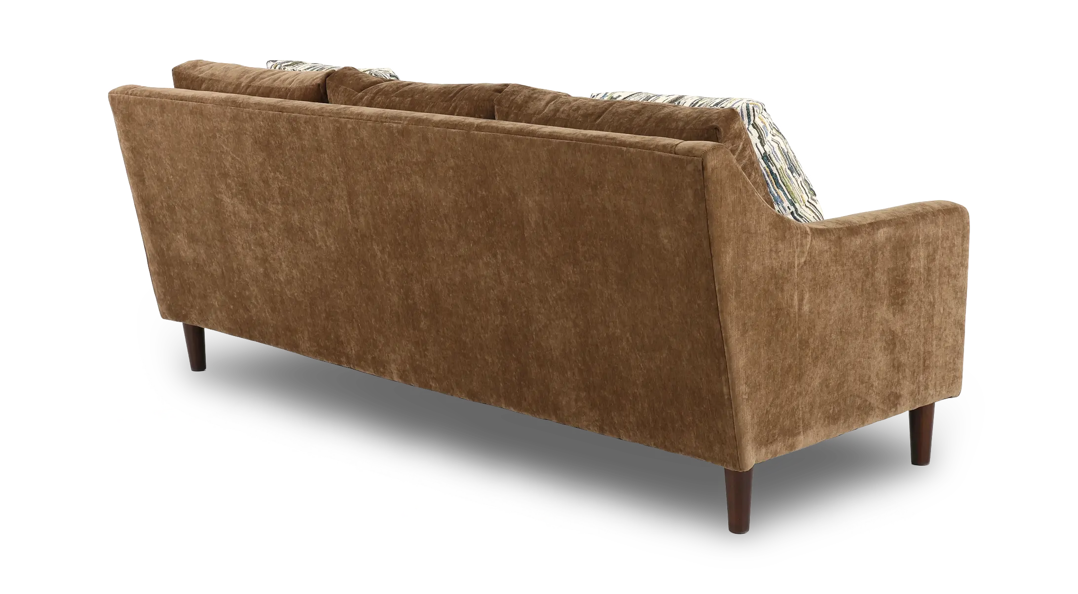 PAMSOF/MAHOGANY Pamela Mahogany Brown Sofa-6