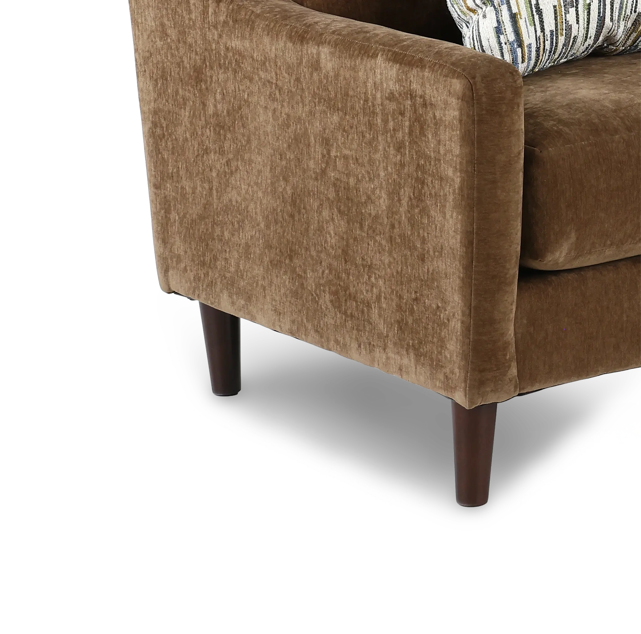 PAMSOF/MAHOGANY Pamela Mahogany Brown Sofa-7
