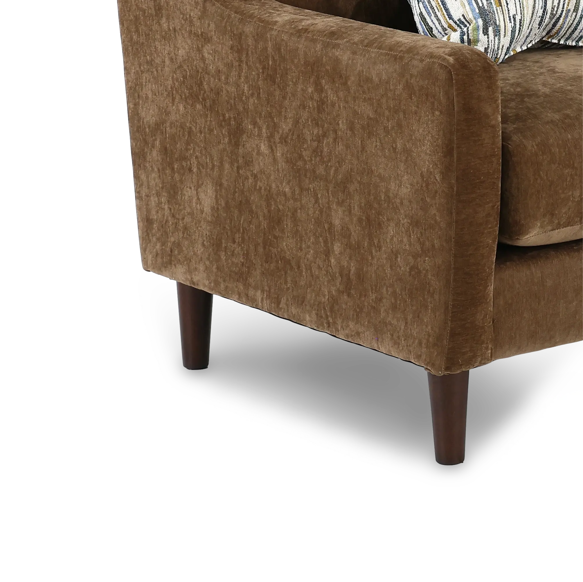 PAMLOV/MAHOGANY Pamela Mahogany Brown Loveseat-7