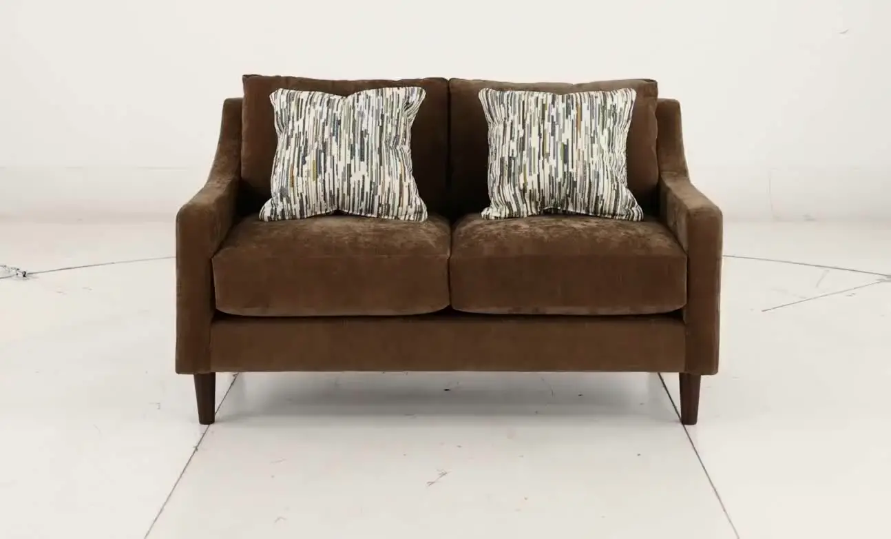PAMLOV/MAHOGANY Pamela Mahogany Brown Loveseat-9