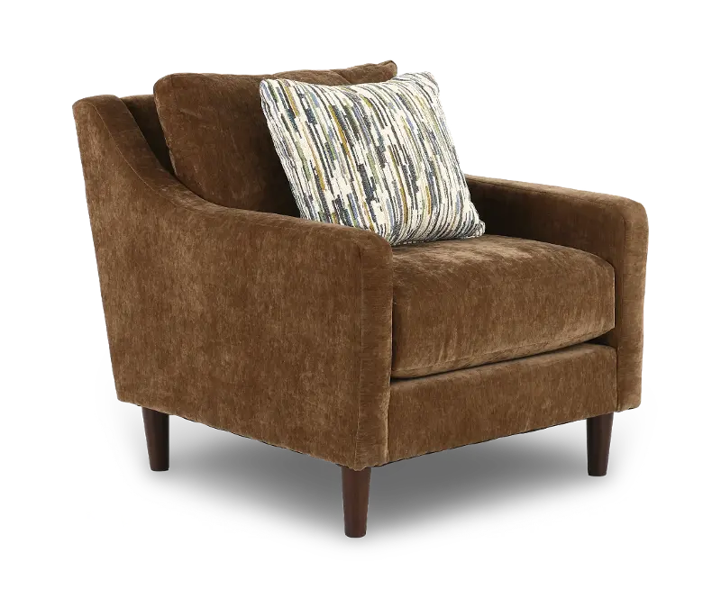 Pamela Mahogany Brown Chair