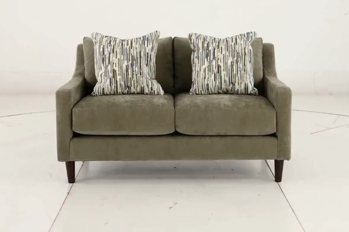 PAMLOV/MOSS Pamela Moss Green Loveseat-9