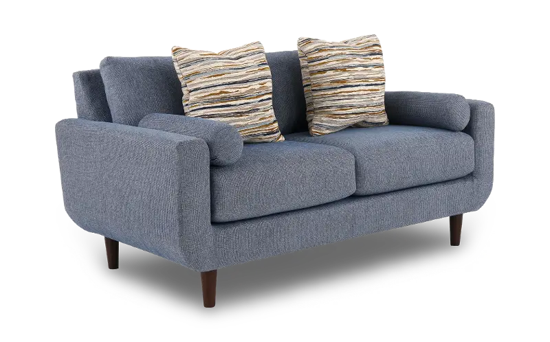 Kathryn Atlantic Blue Loveseat