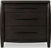 Koko Minx Brown 3-Drawer Nightstand