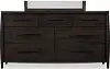 Koko Minx Brown 7-Drawer Dresser