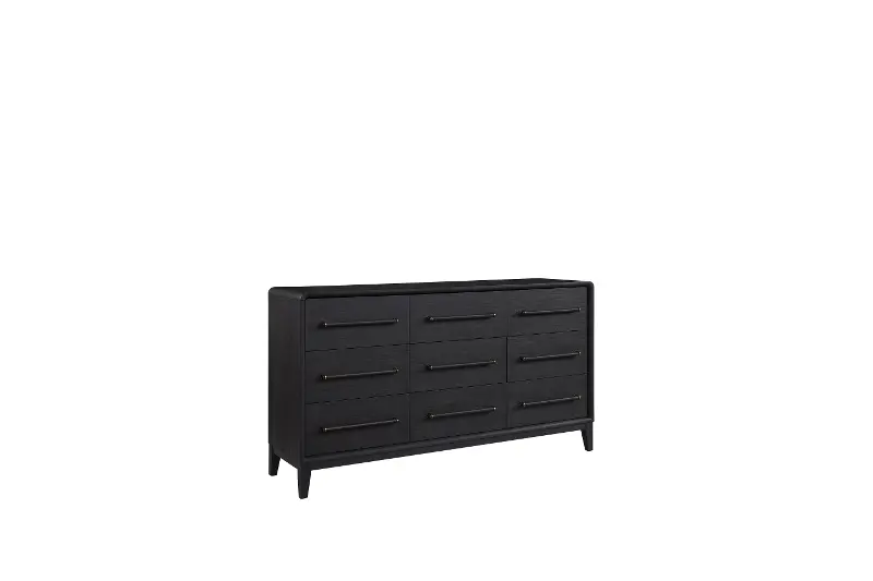 Elure Peppercorn Black 9-Drawer Dresser