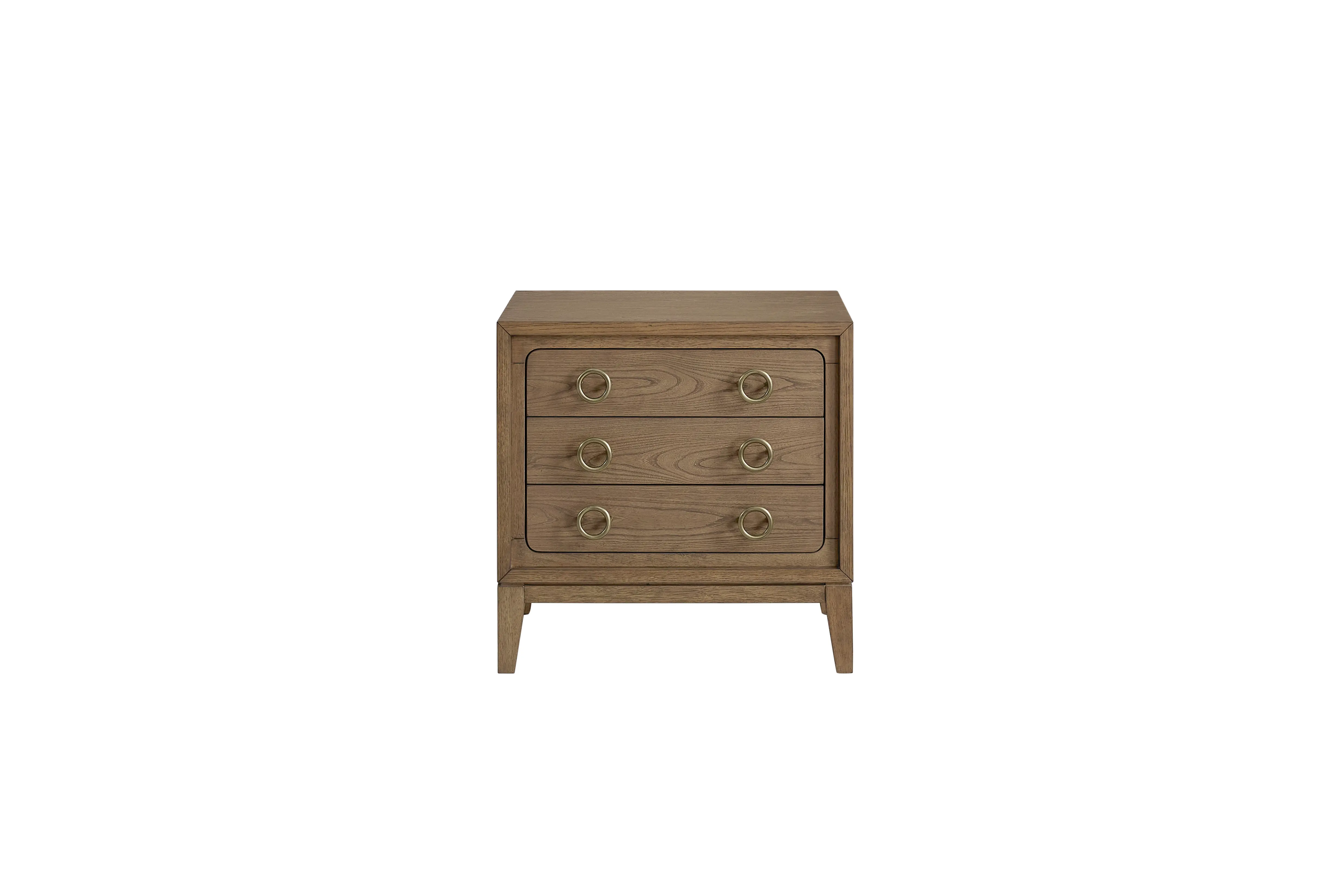 Elure Latte Brown 3-Drawer Nightstand-2