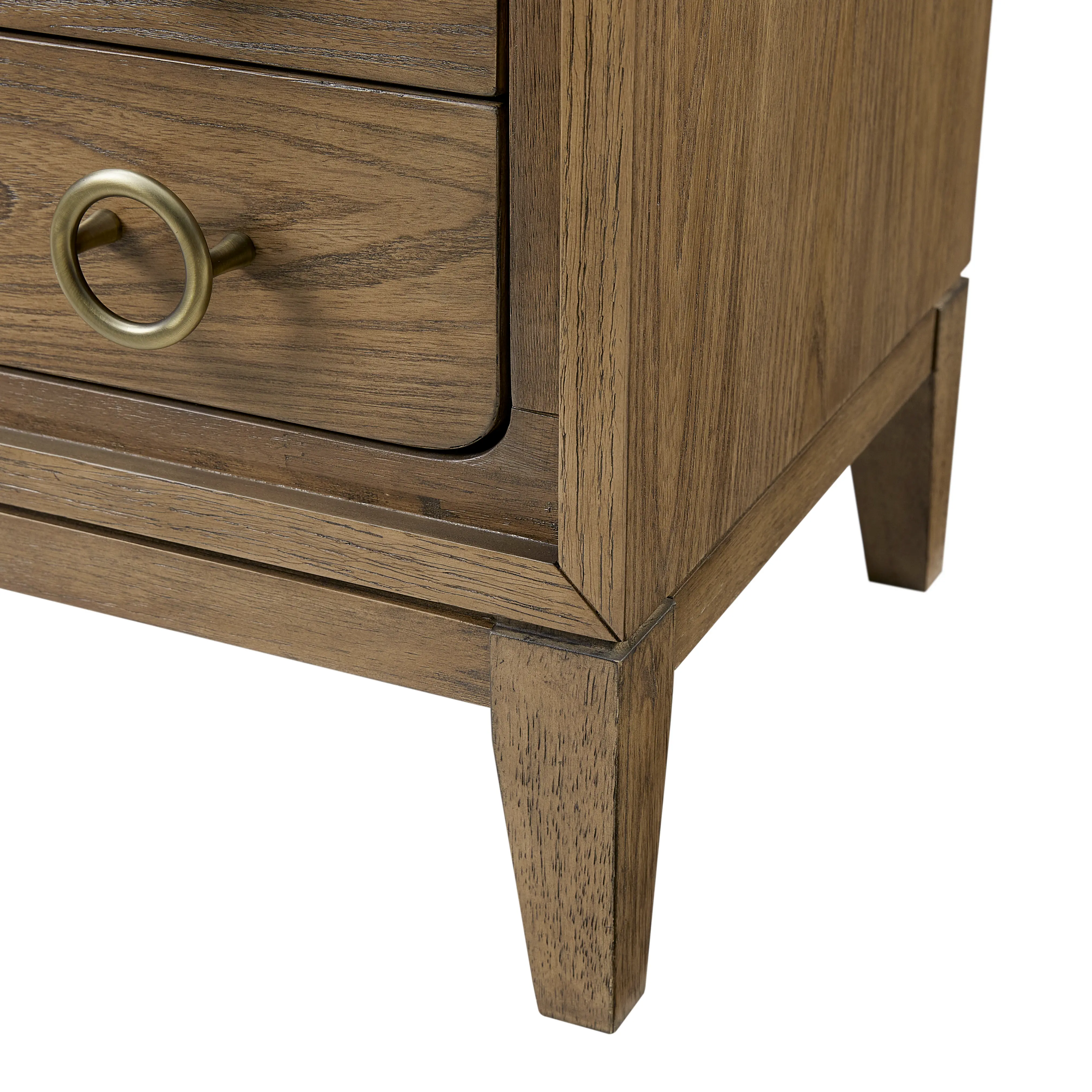 Elure Latte Brown 3-Drawer Nightstand-5