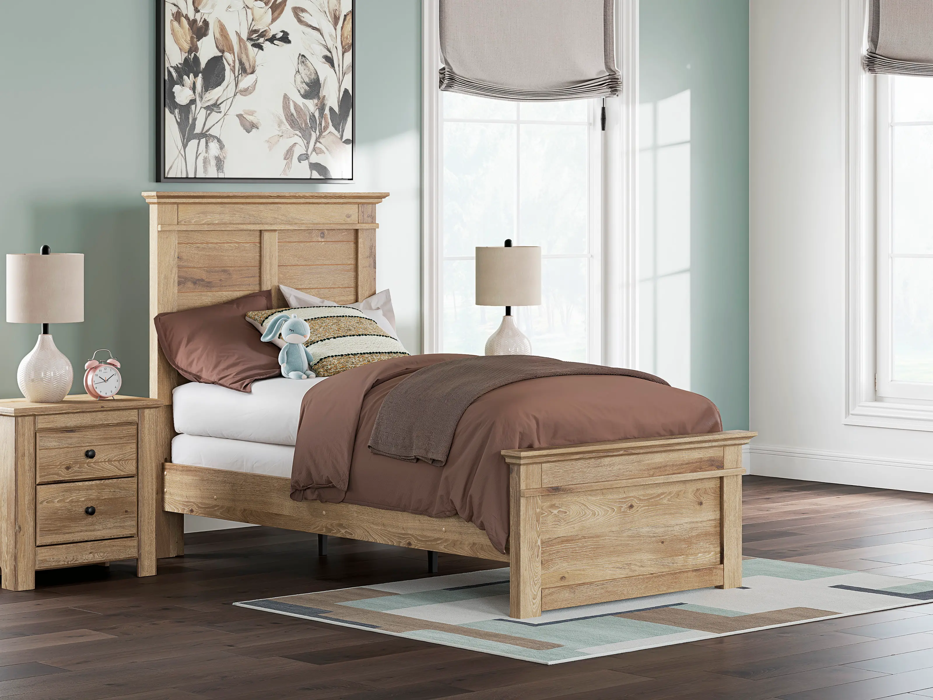 Canyon Natural Twin Bed-3