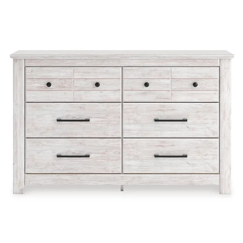 Whisper Whitewash Dresser