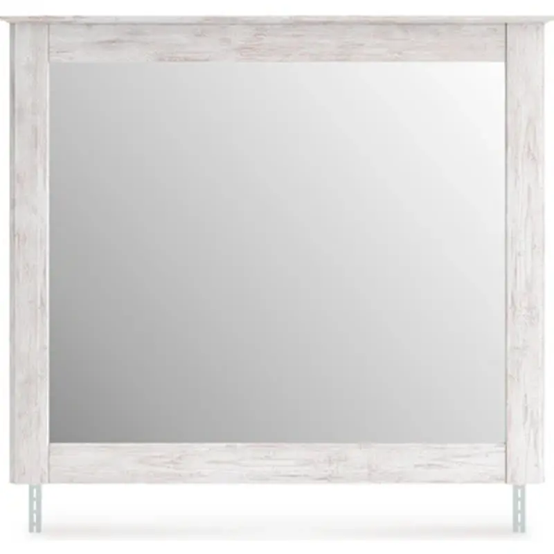 Whisper Whitewash Dresser Mirror