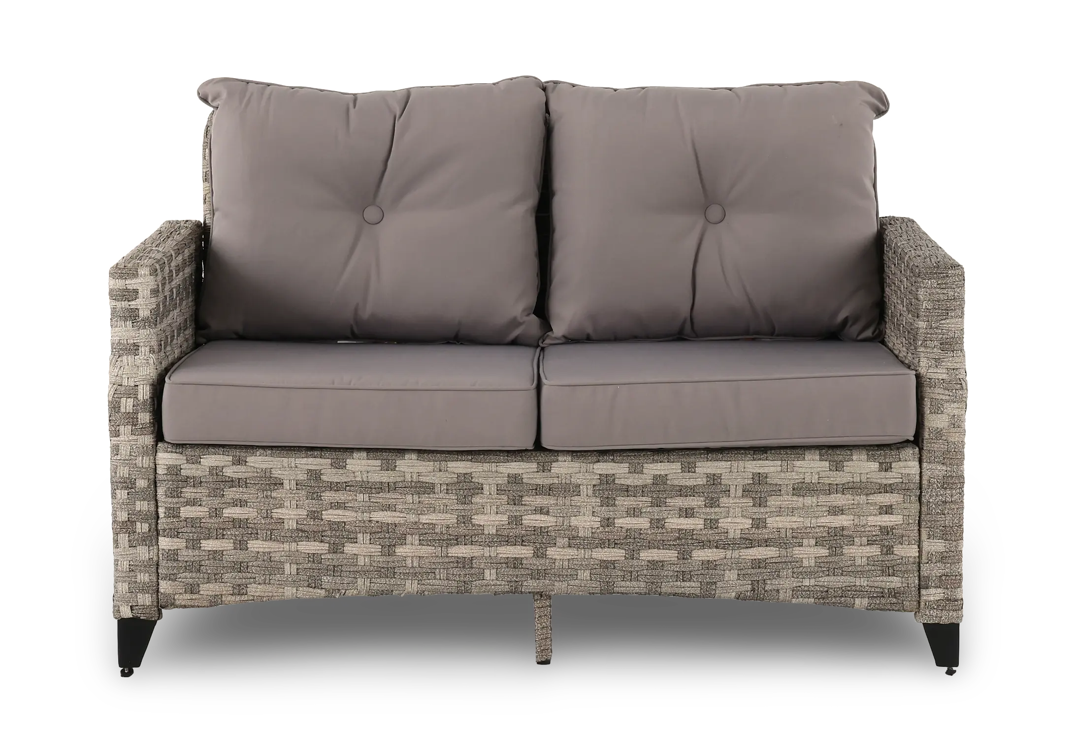 Ivy Gray Patio Loveseat-4