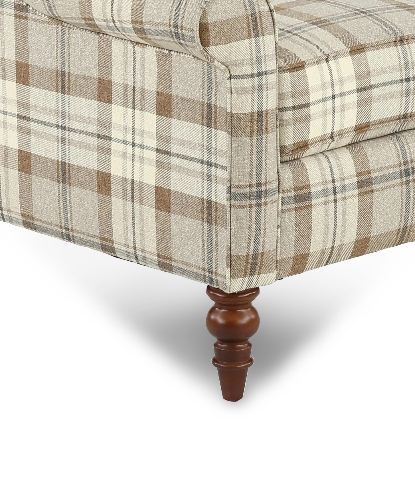 Teton Molasses Plaid Wingback Chair-7