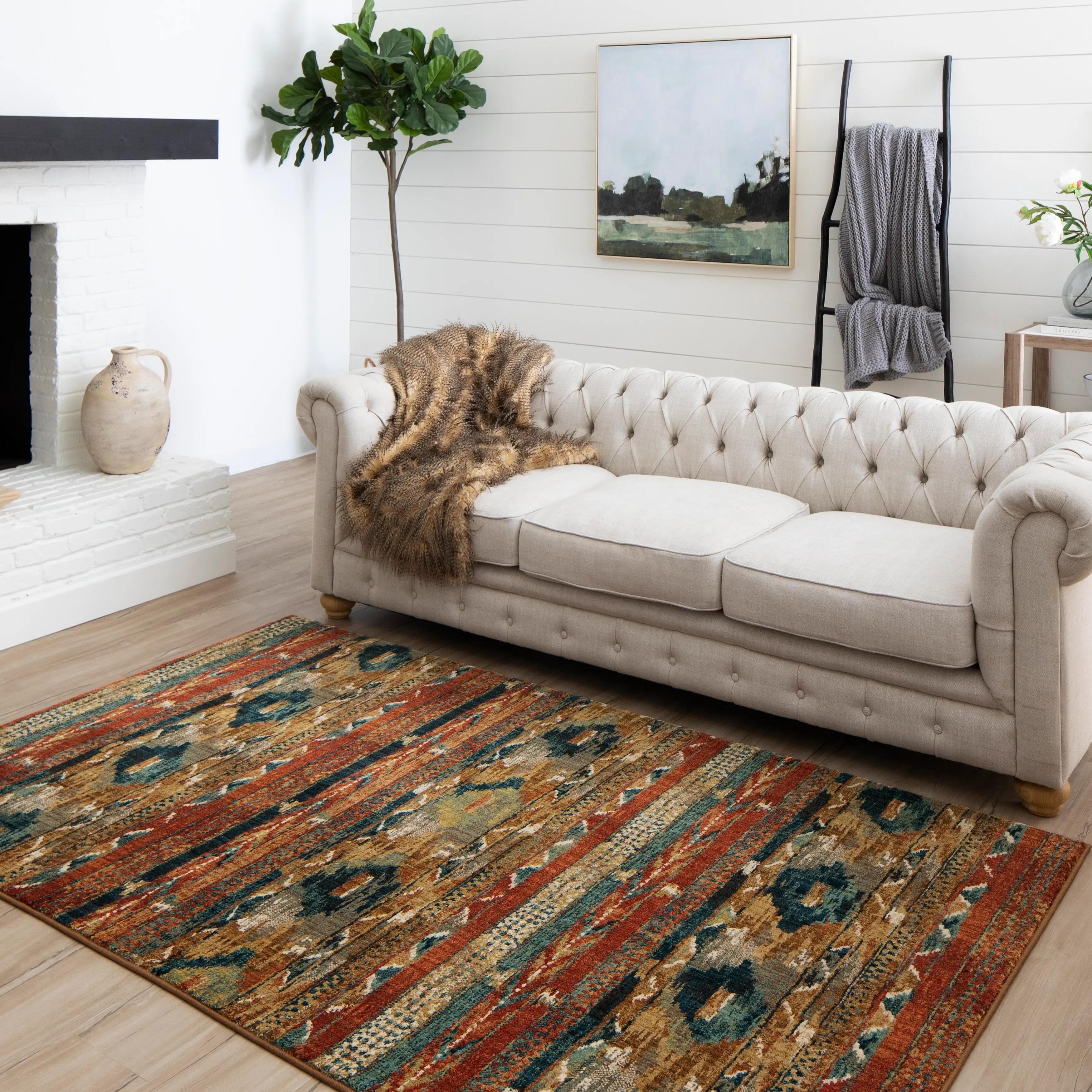 91799-50123/9.6X12.11 Infused 10 x 13 Aquamarine Area Rug-3
