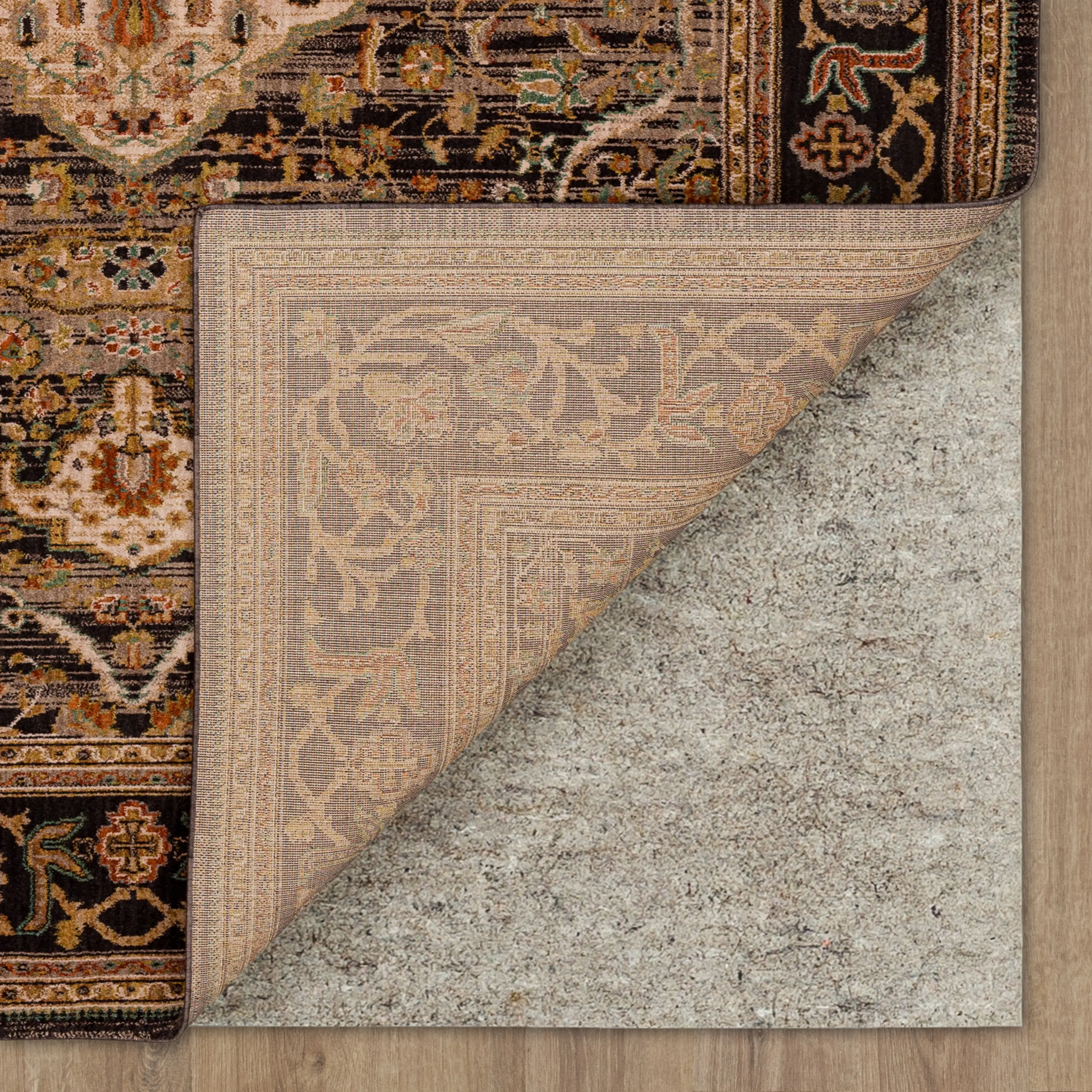 90661-09097/8X11 Petra 8 x 11 Charcoal Area Rug-3