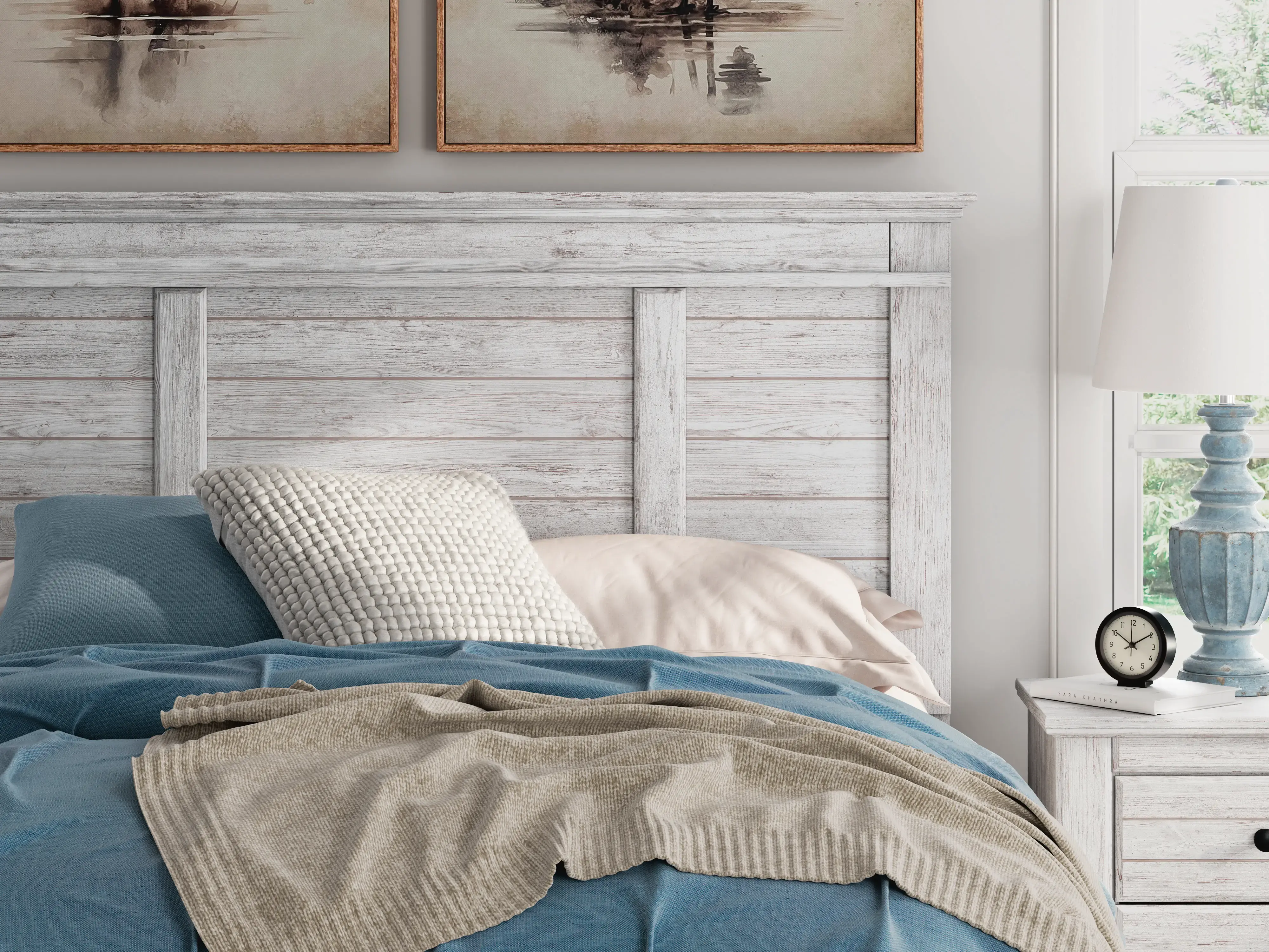 Whisper Whitewash Paneled Twin Bed-6