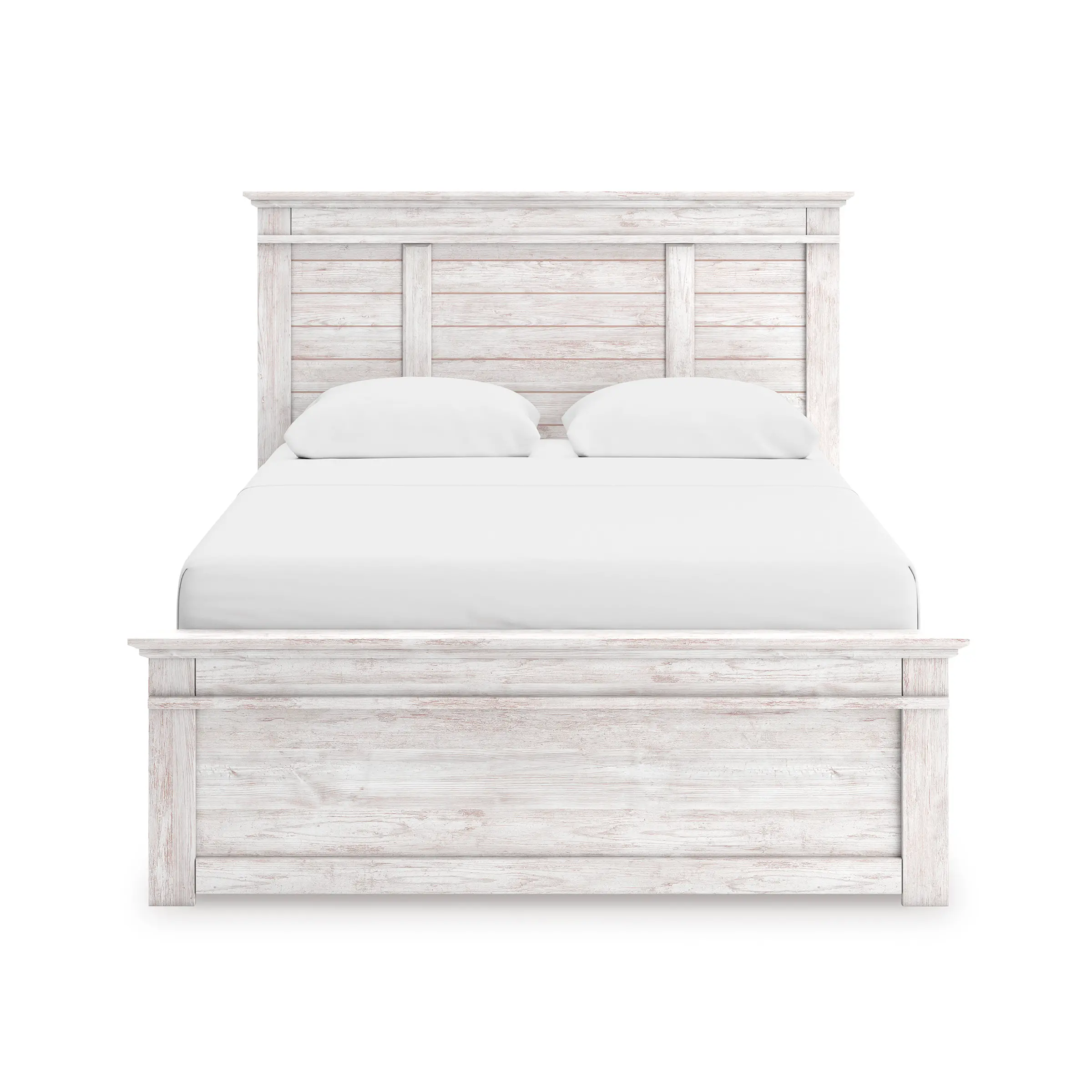 Whisper Whitewash Paneled Full Bed-3