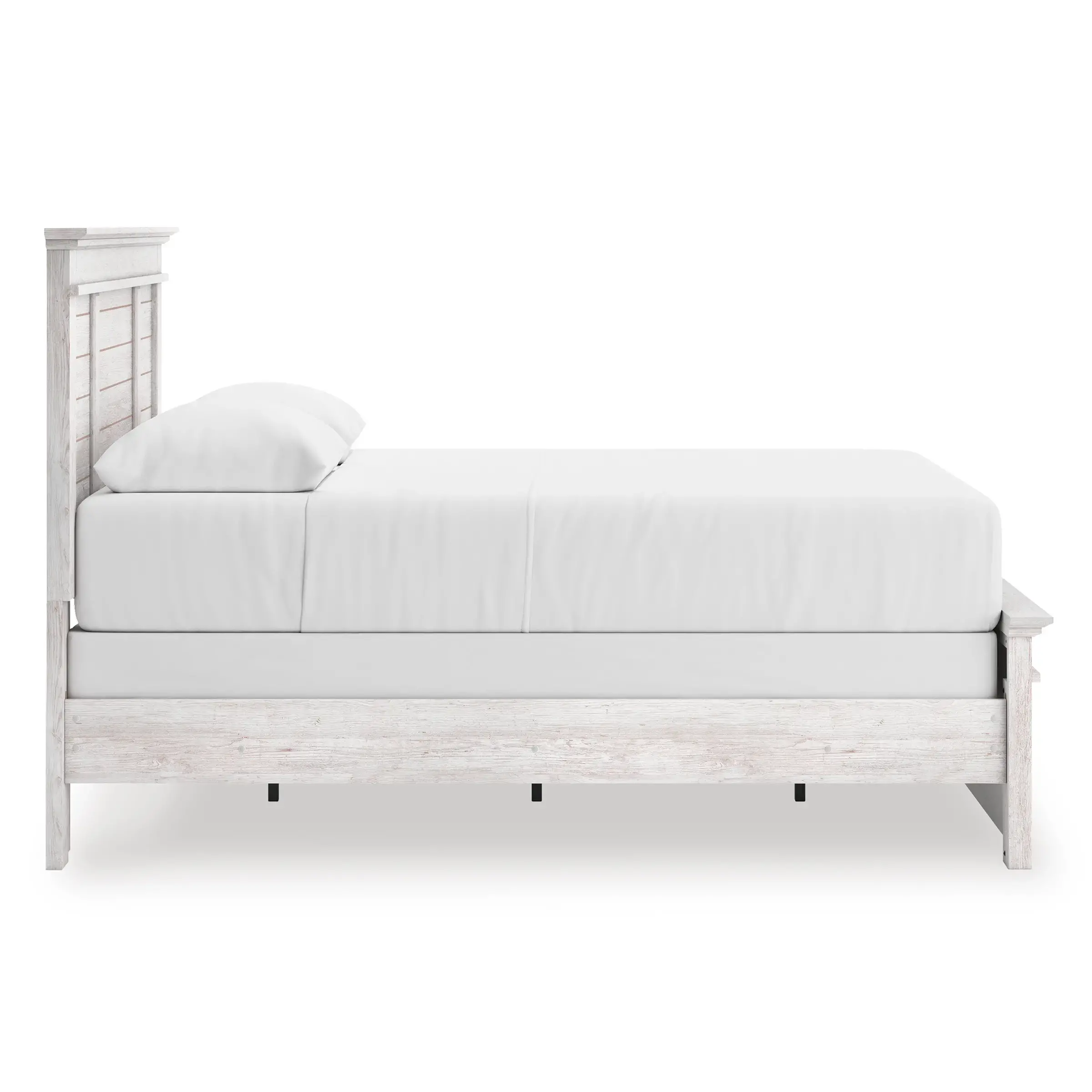 Whisper Whitewash Paneled King Bed-4