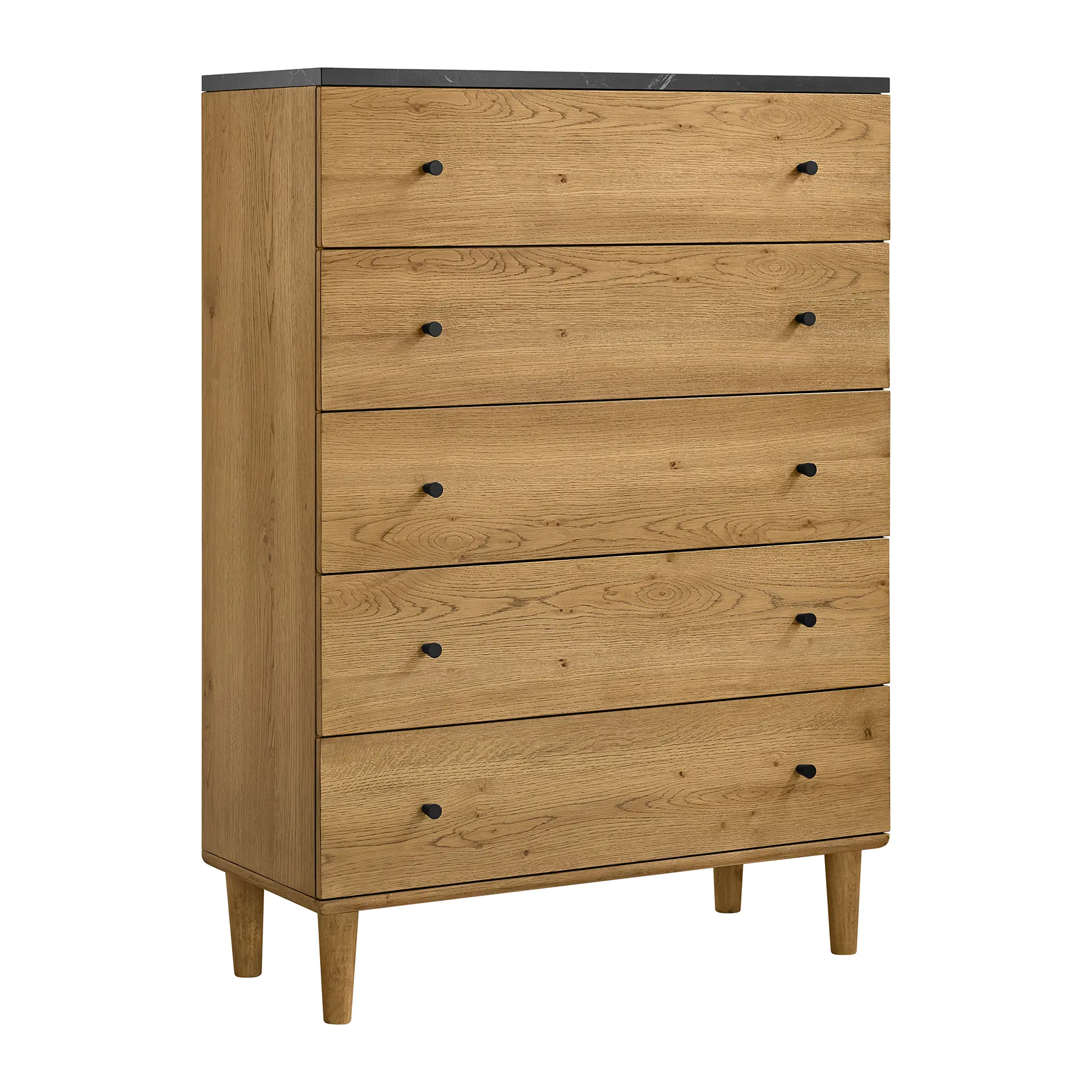 Sarah Prairie Oak 5-Drawer Chest-1
