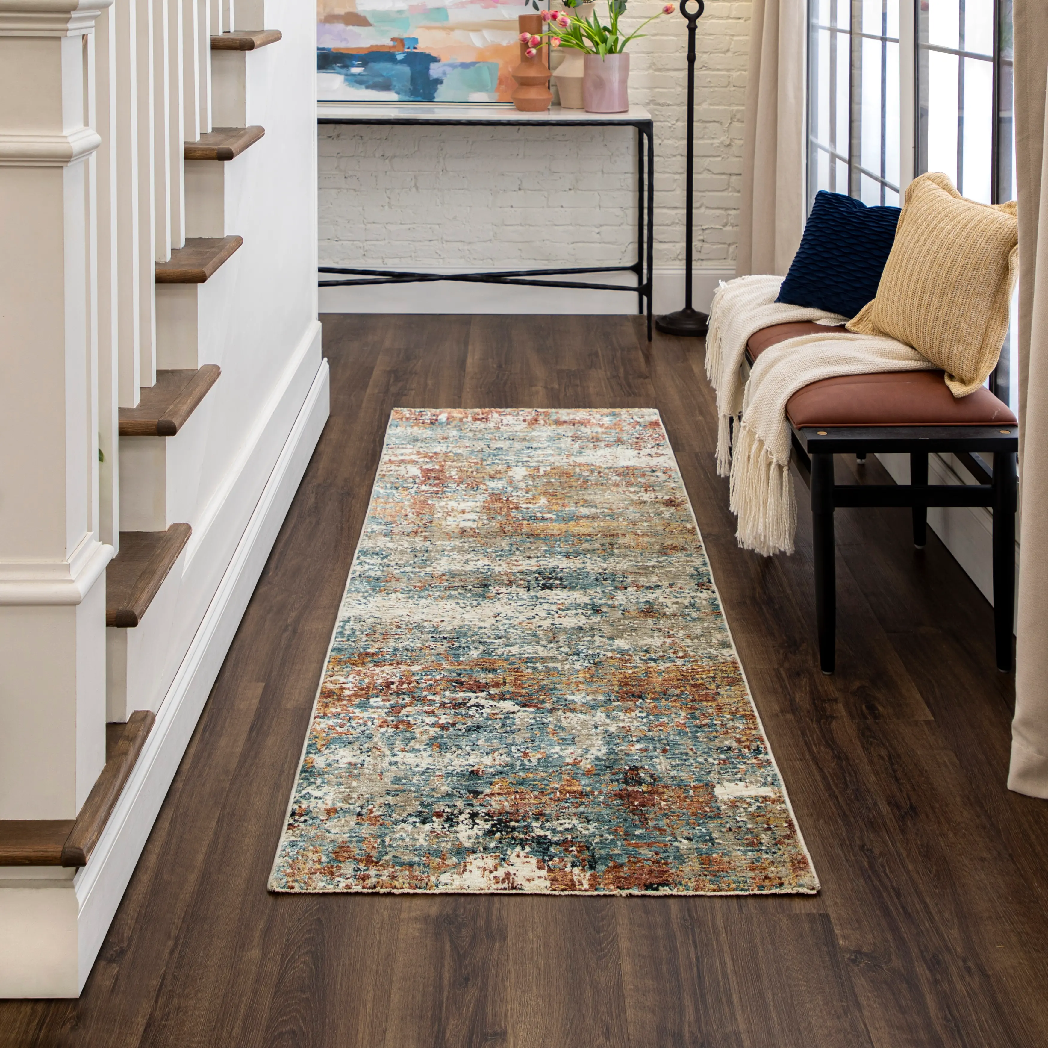 RG842-015/5X7.7 Ankara 5 x 8 Beige Area Rug-2