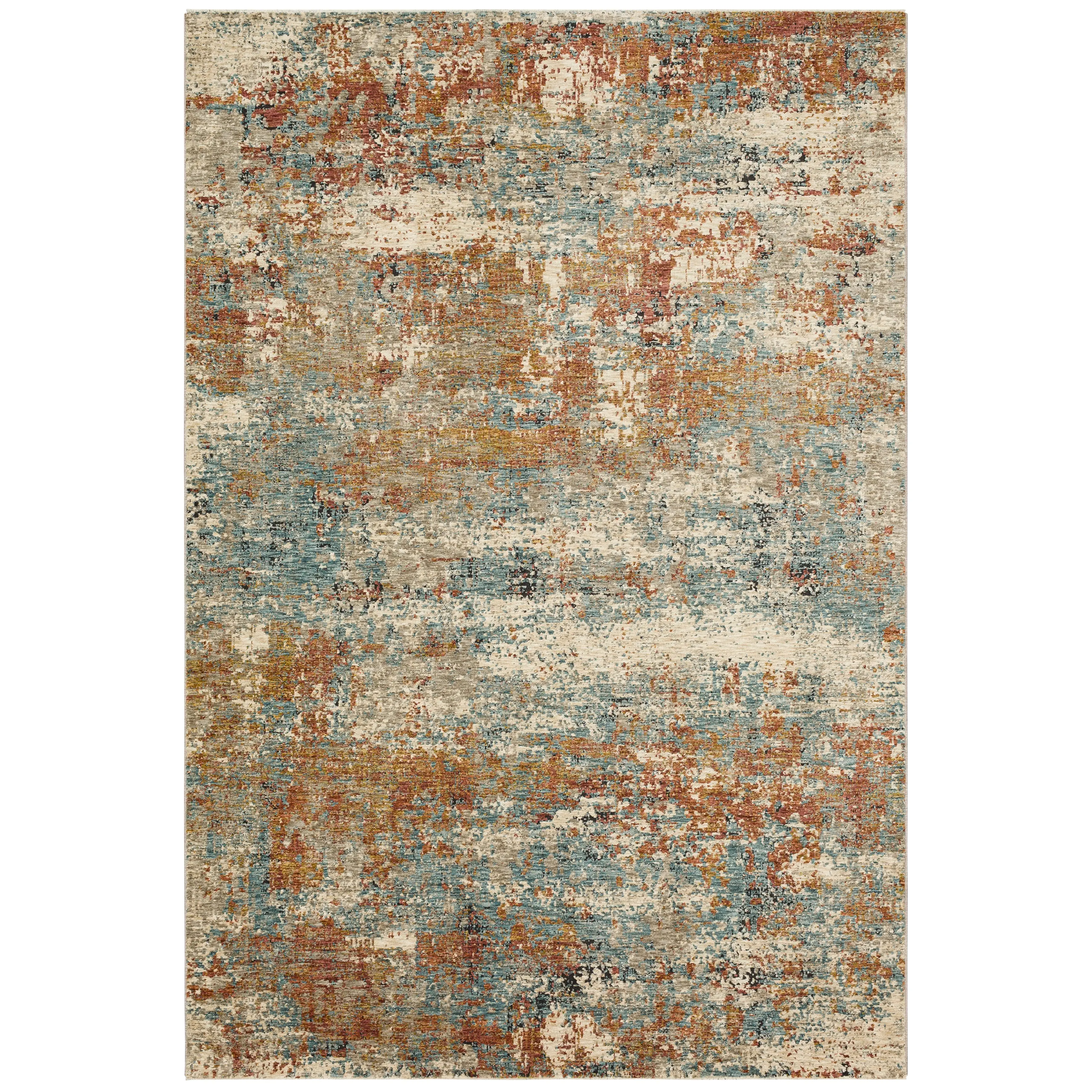 RG842-015/7.8X10.3 Ankara 8 x 10 Beige Area Rug-1