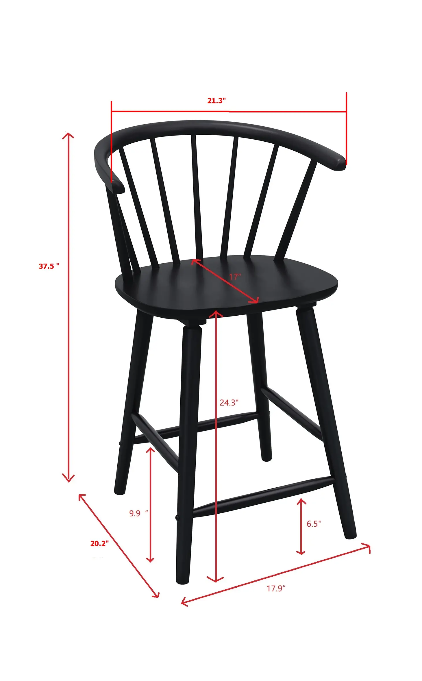 Janna Black Barstool-2