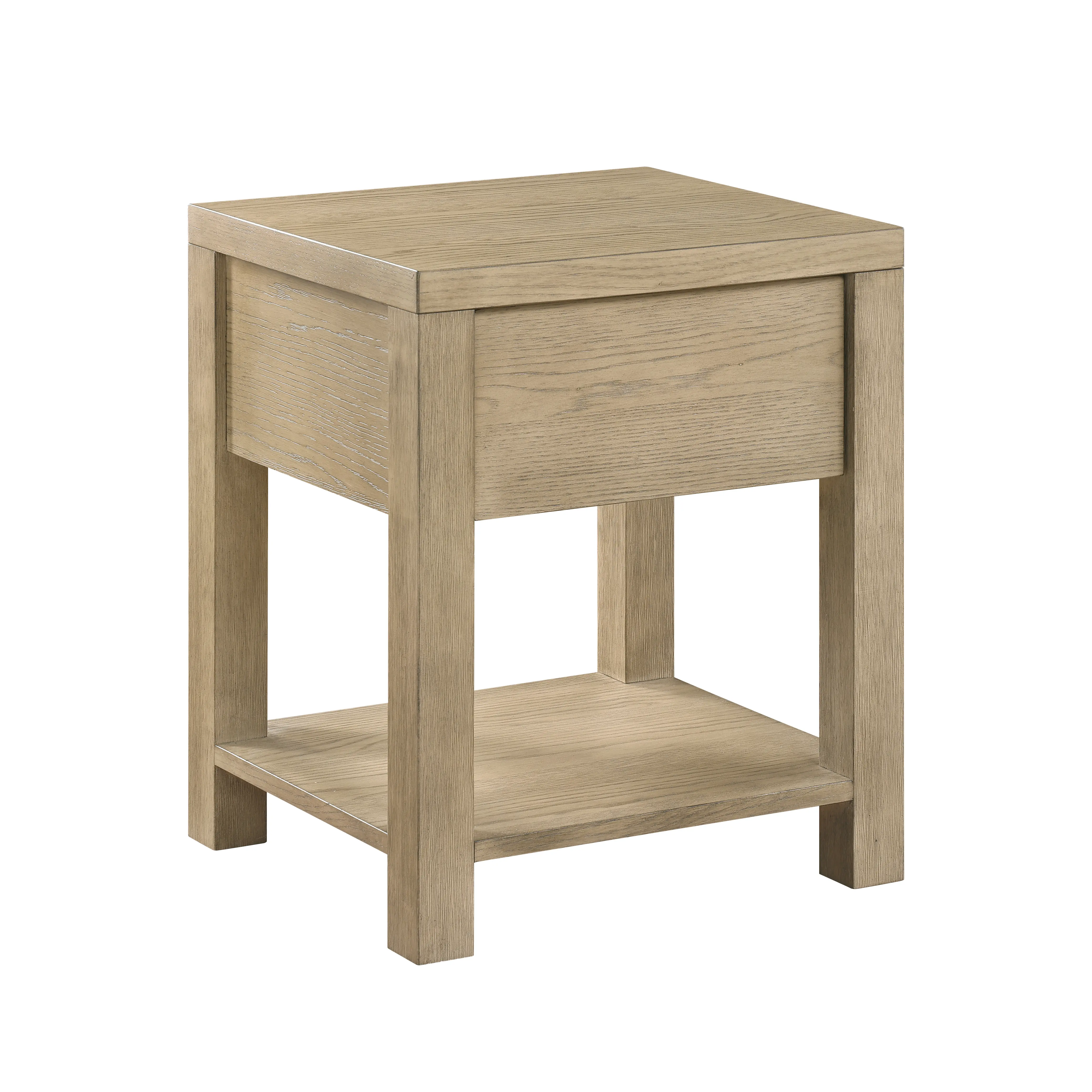 Newberry Beige 18 1-Drawer Nightstand-1