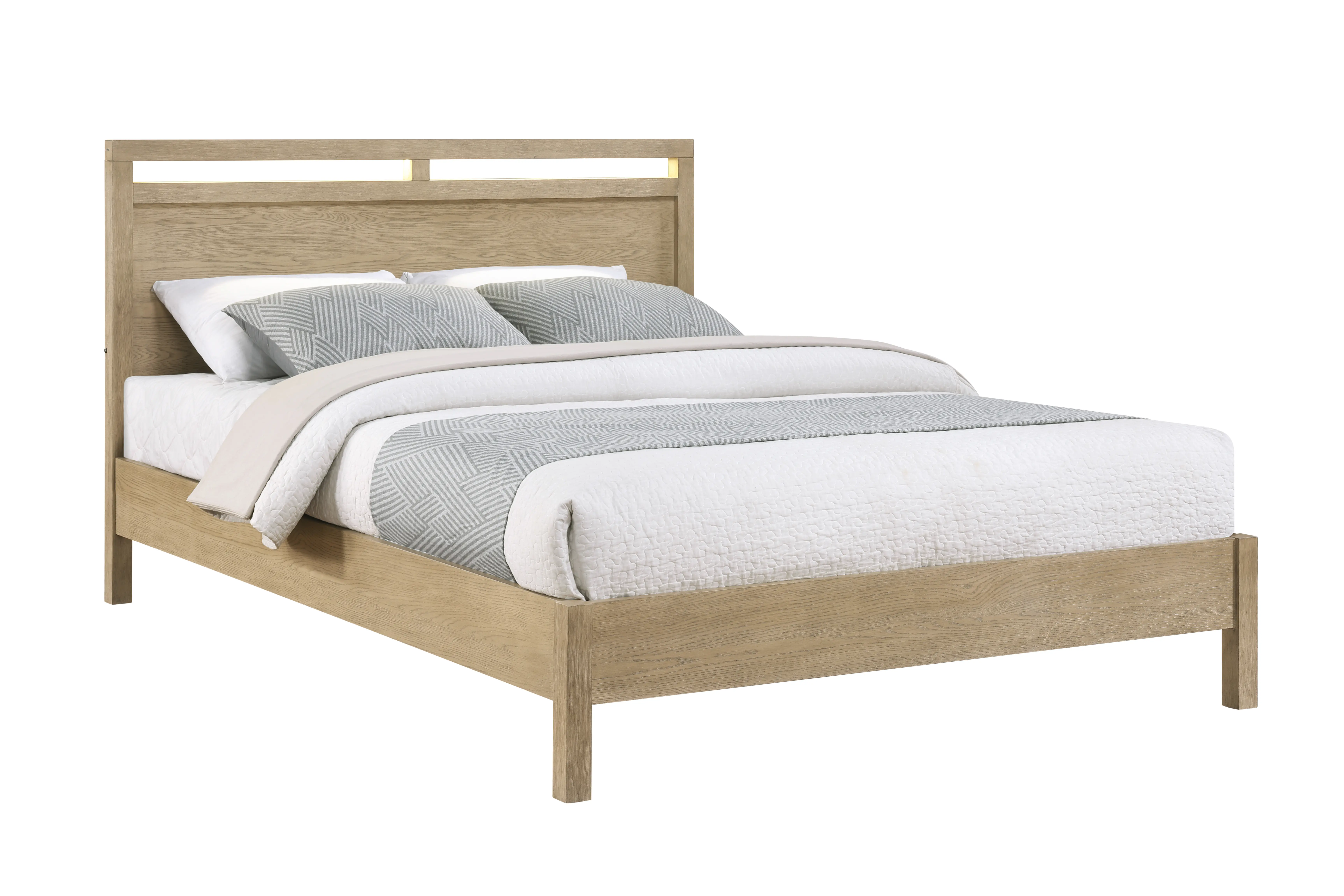 Newberry Beige Queen Bed-1