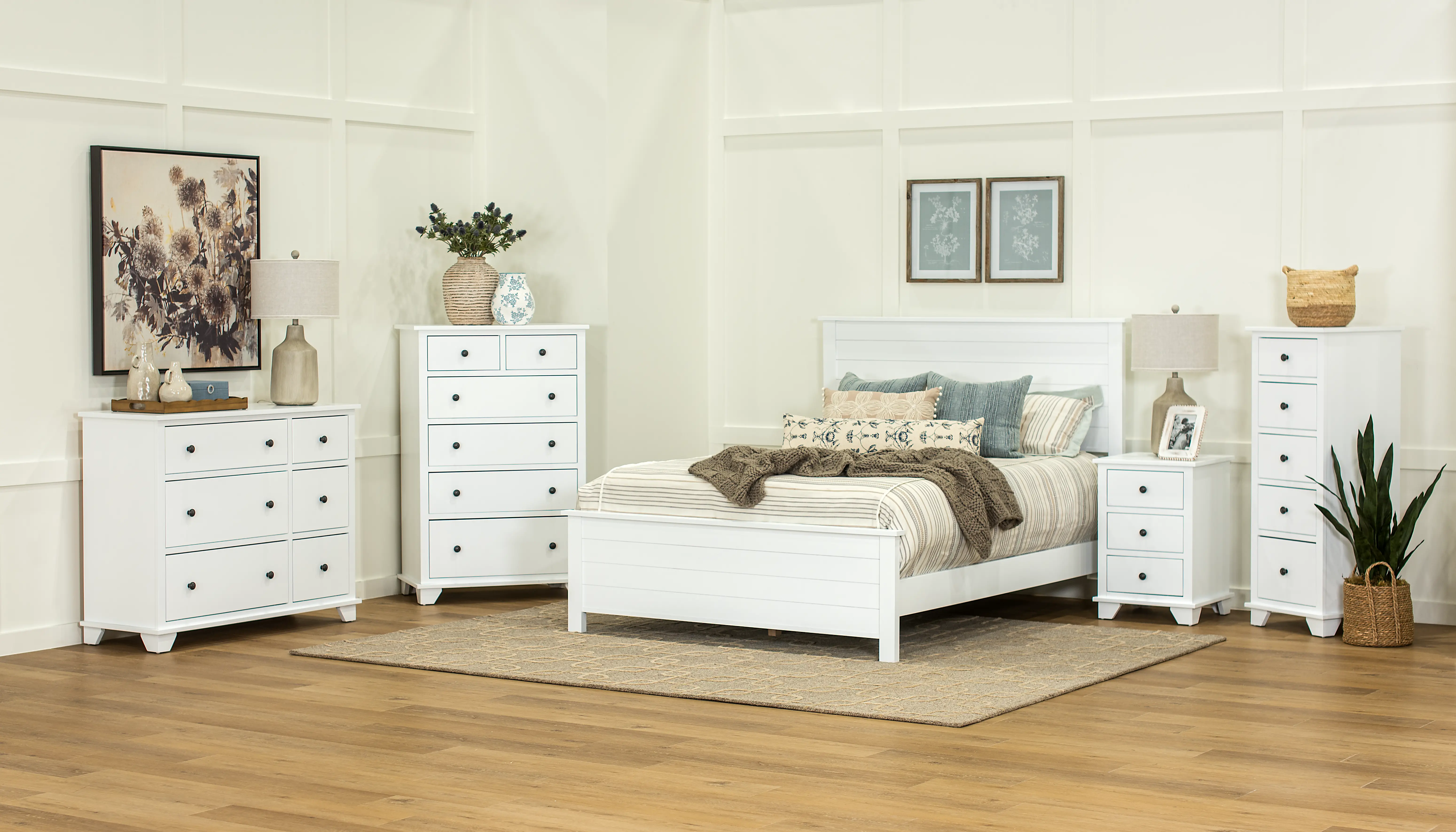 Portland Snow White 6-Drawer Dresser-11