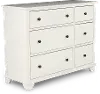 Portland Snow White 6-Drawer Dresser