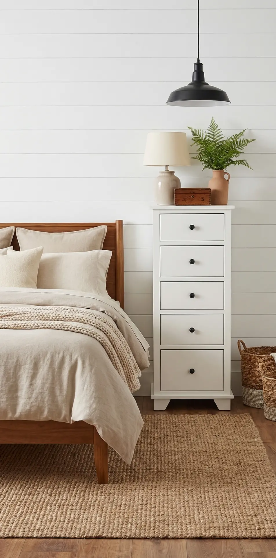 Portland Snow White 5-Drawer Lingerie Chest-2