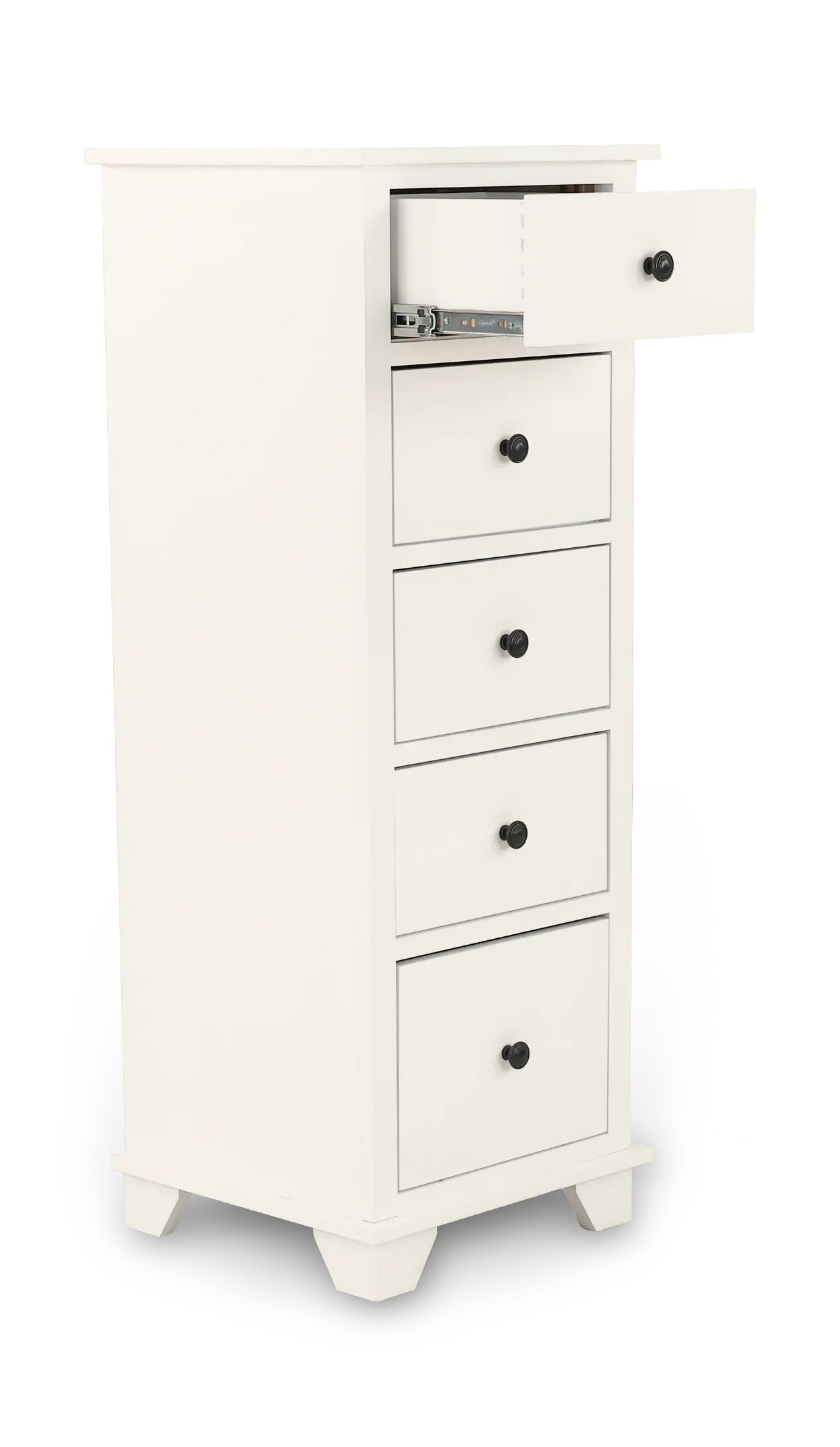 Portland Snow White 5-Drawer Lingerie Chest-5