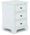 Portland Bayside Blue 3-Drawer Nightstand