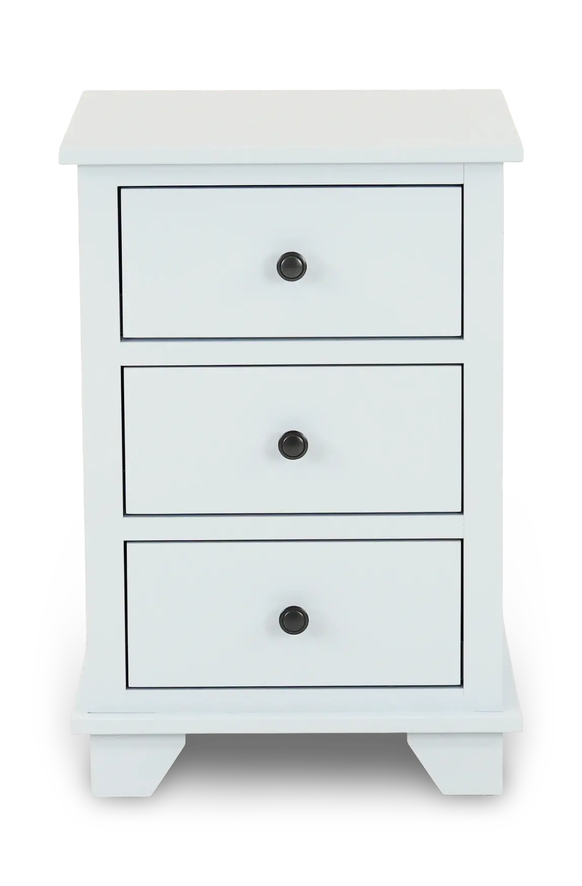 Portland Bayside Blue 3-Drawer Nightstand-4