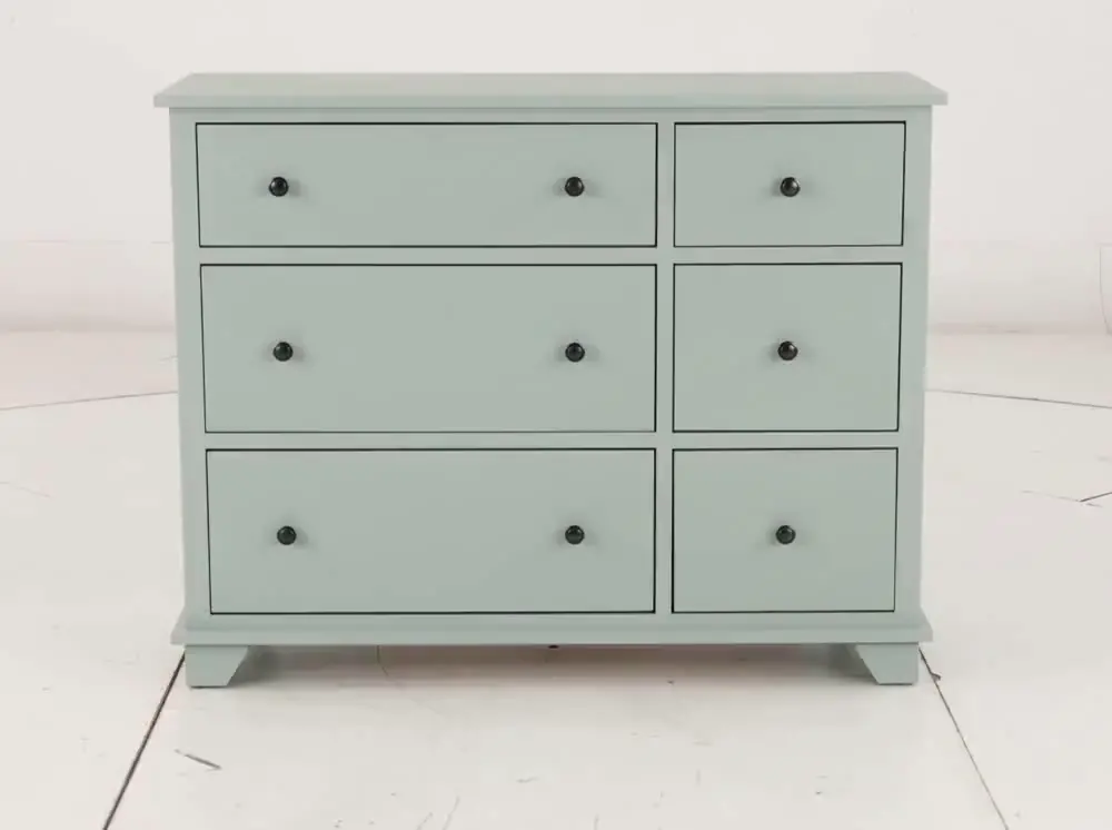Portland Aqua Green 6-Drawer Dresser-9