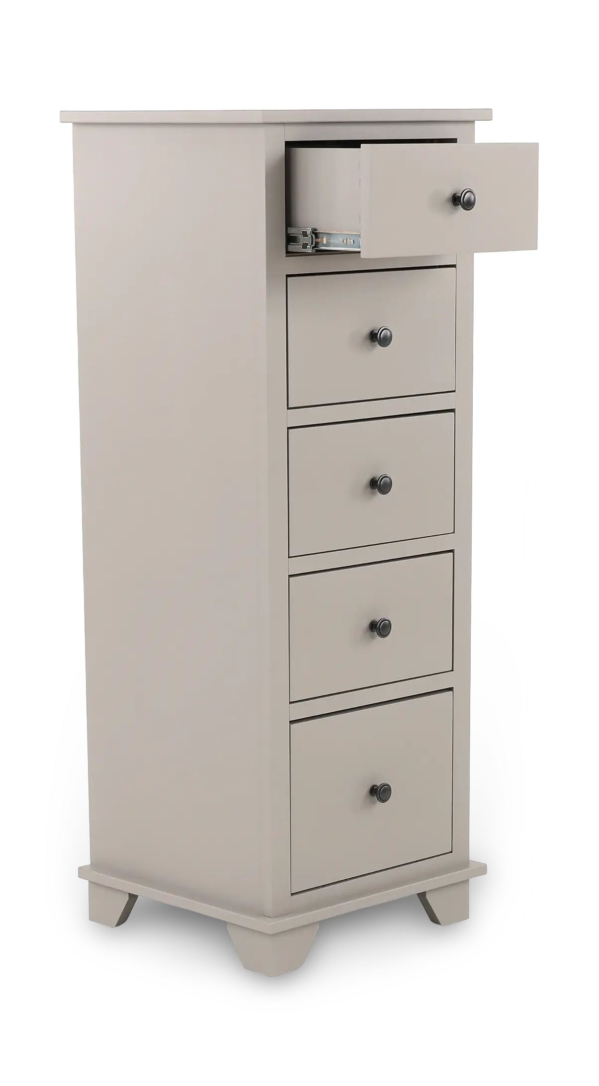 Portland Storm Gray 5-Drawer Lingerie Chest-5