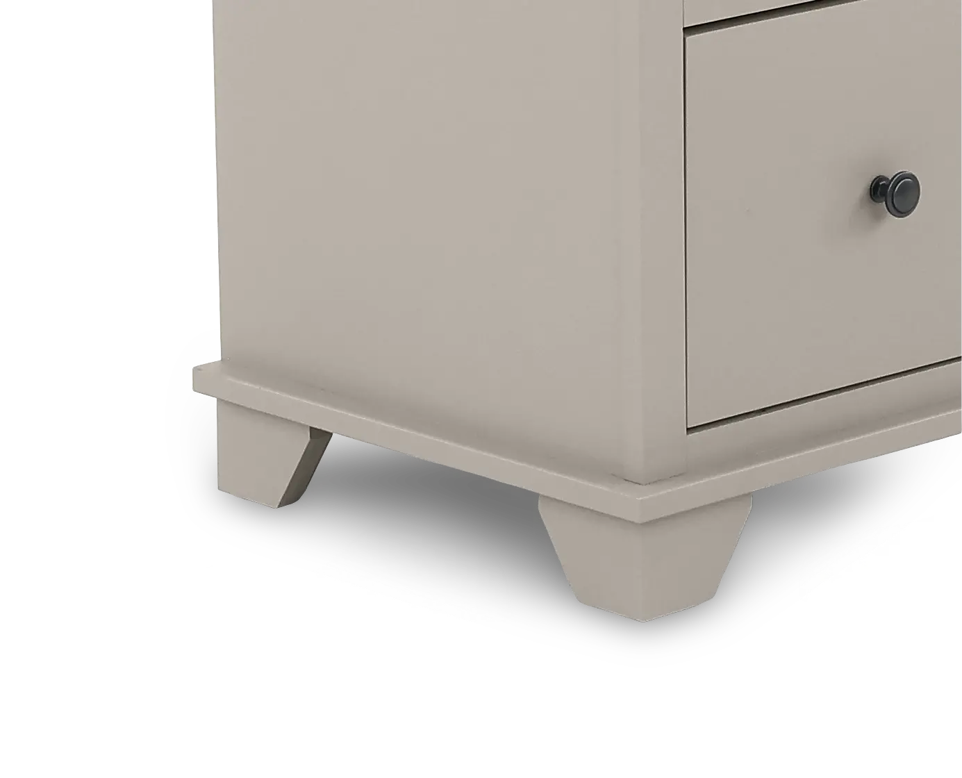 Portland Storm Gray 5-Drawer Lingerie Chest-6