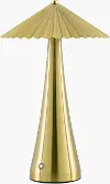 FRN-018 Furnas Brass 13 Accent Table Lamp