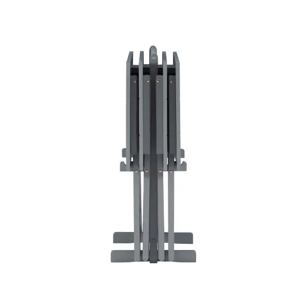 Compass 26.38 H Gray Tray Table-3