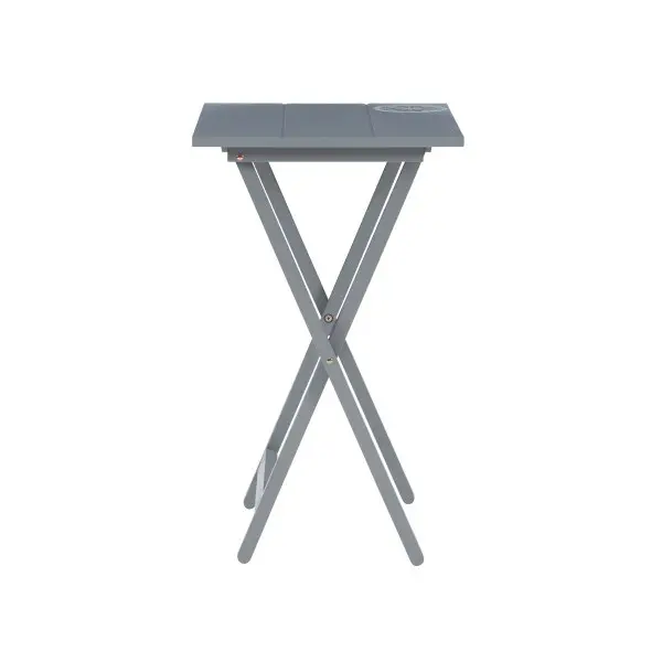 Compass 26.38 H Gray Tray Table-5