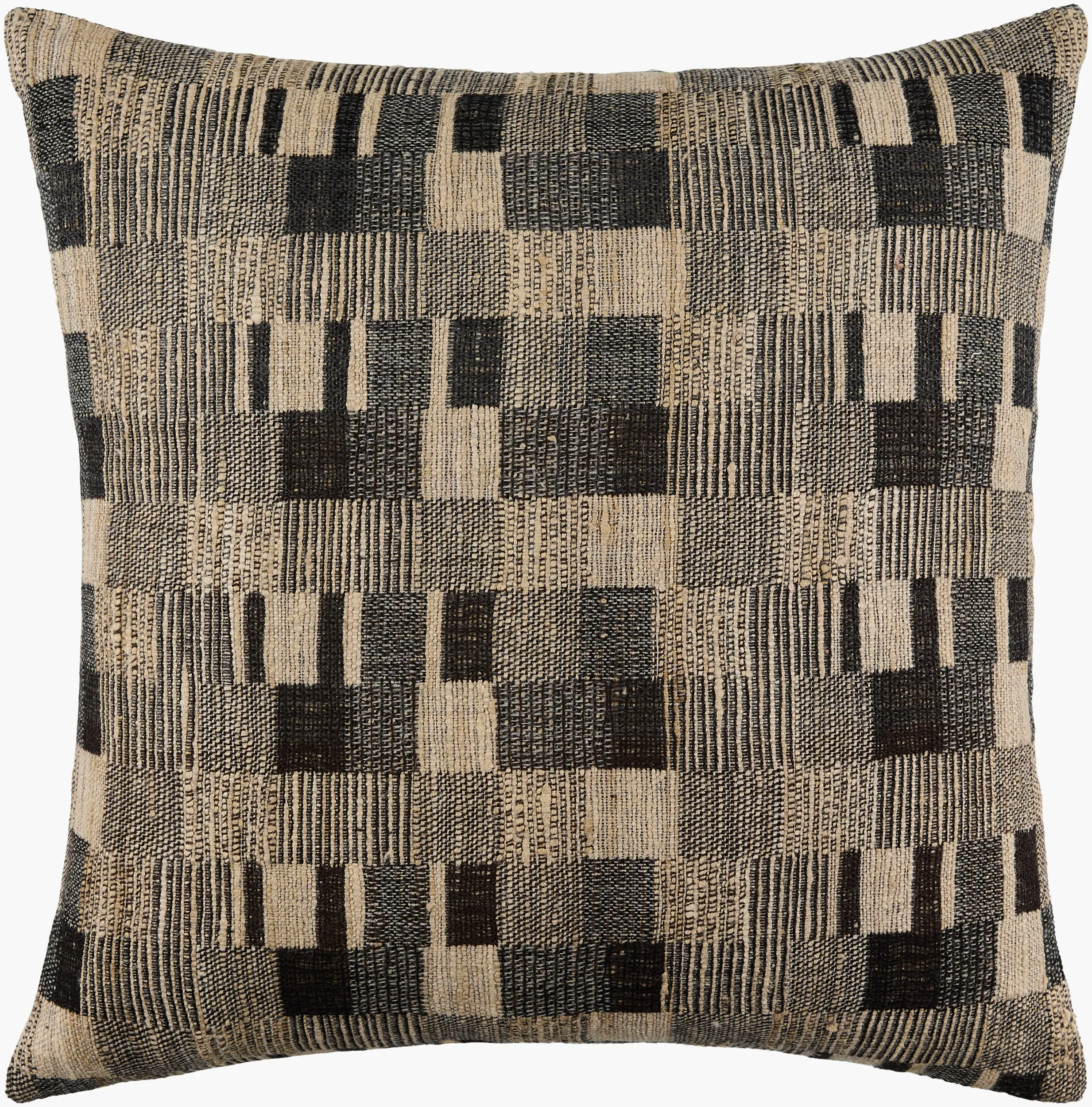 MZN003-2020P Marzano 20 Tan and Brown Accent Pillow-1