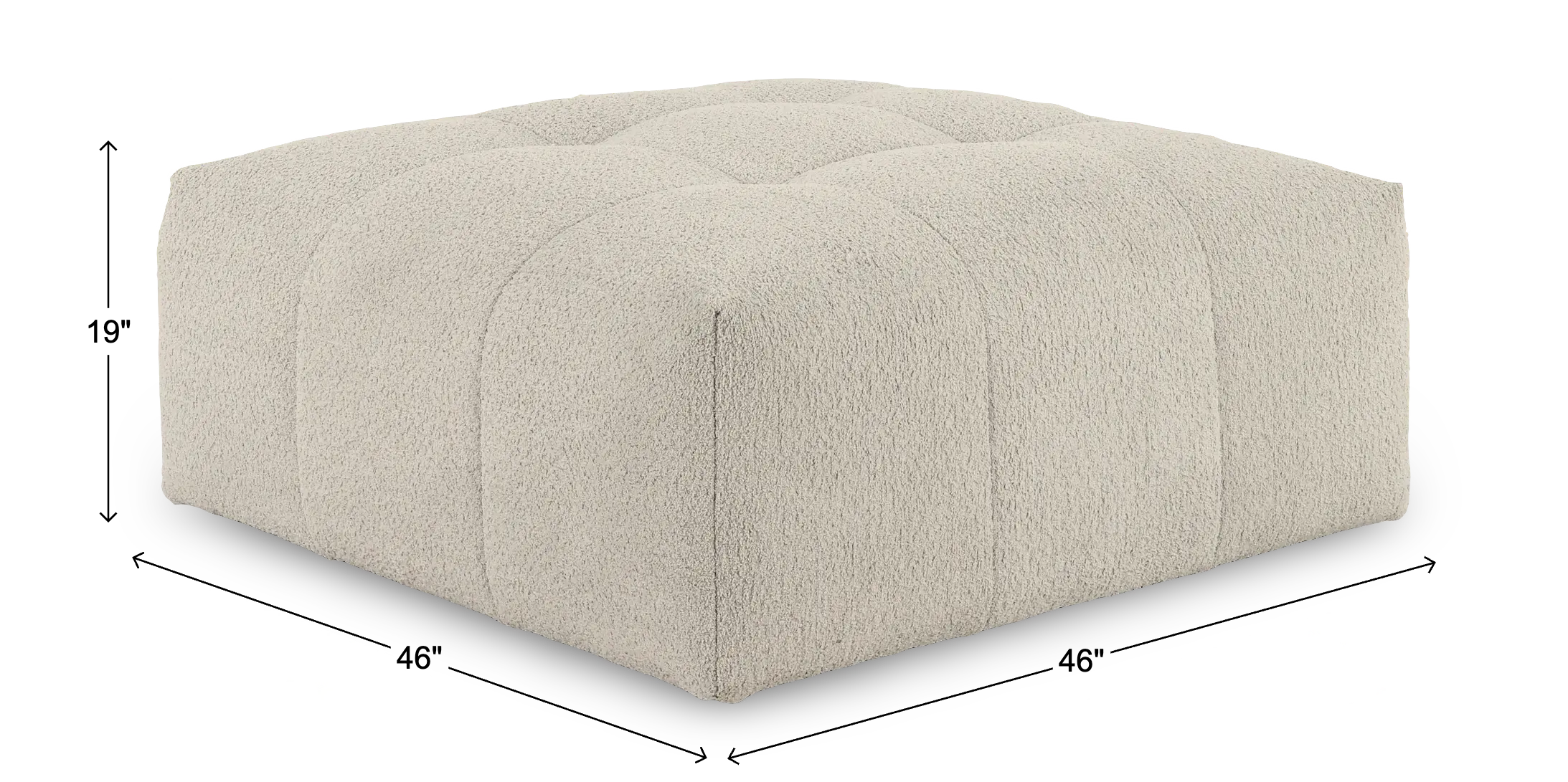 Monza Dove Gray Ottoman-3