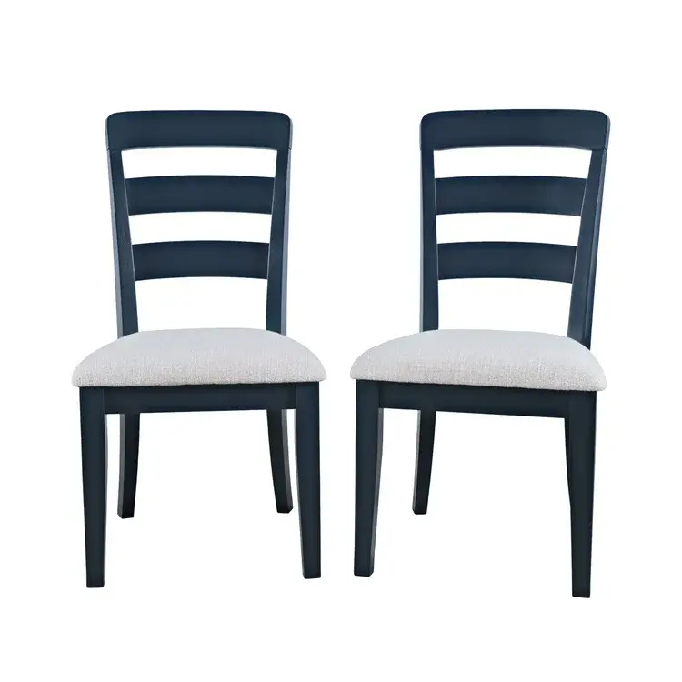 Westport Navy Blue Ladderback Dining Chair-3
